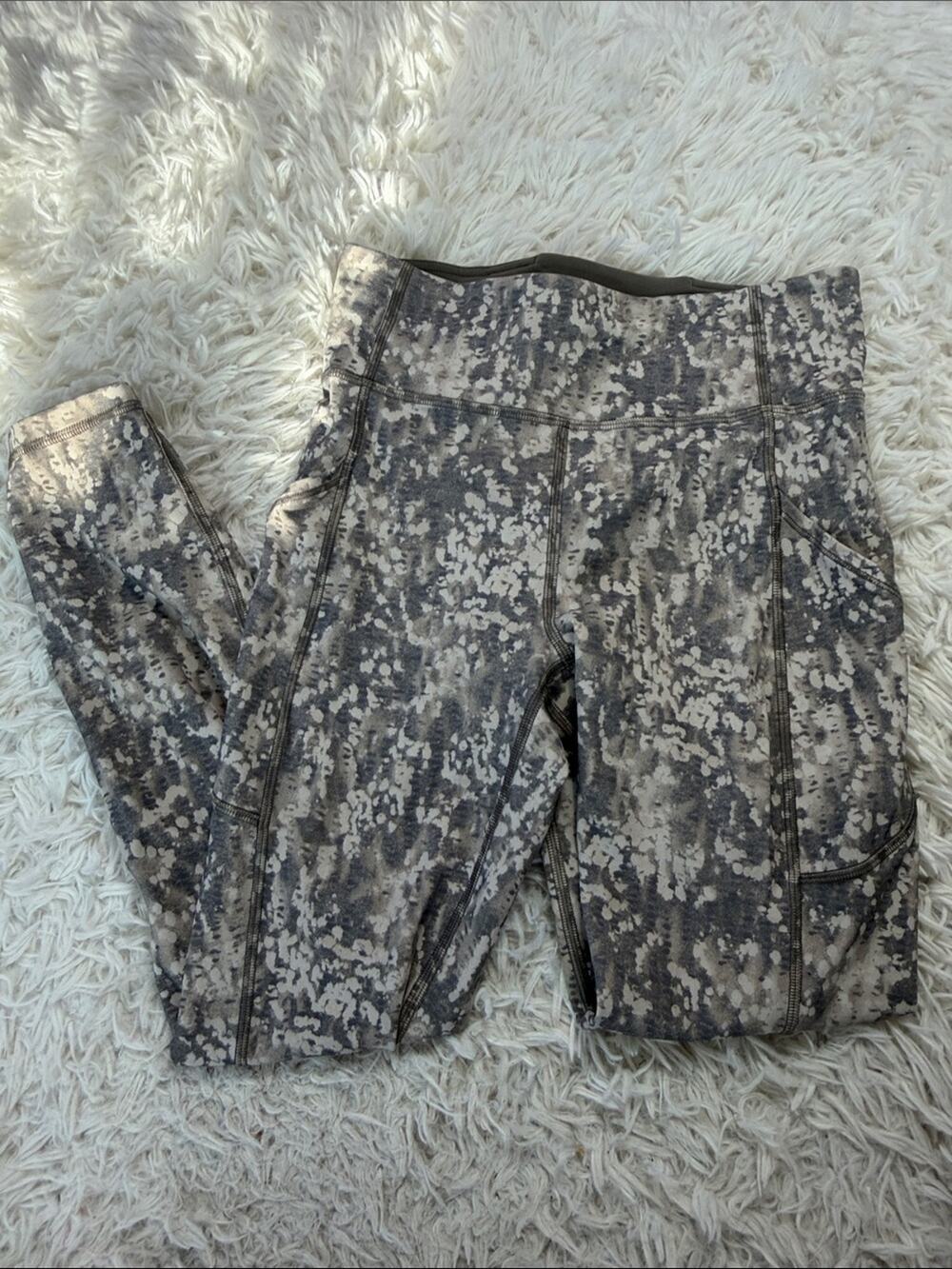 Lululemon Invigorate High-Rise Tight 25" Gritstone White Opal Multi